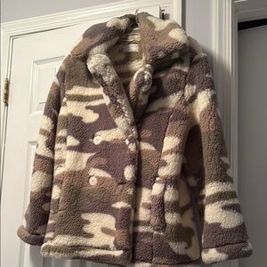 Camouflage Sherpa Jacket